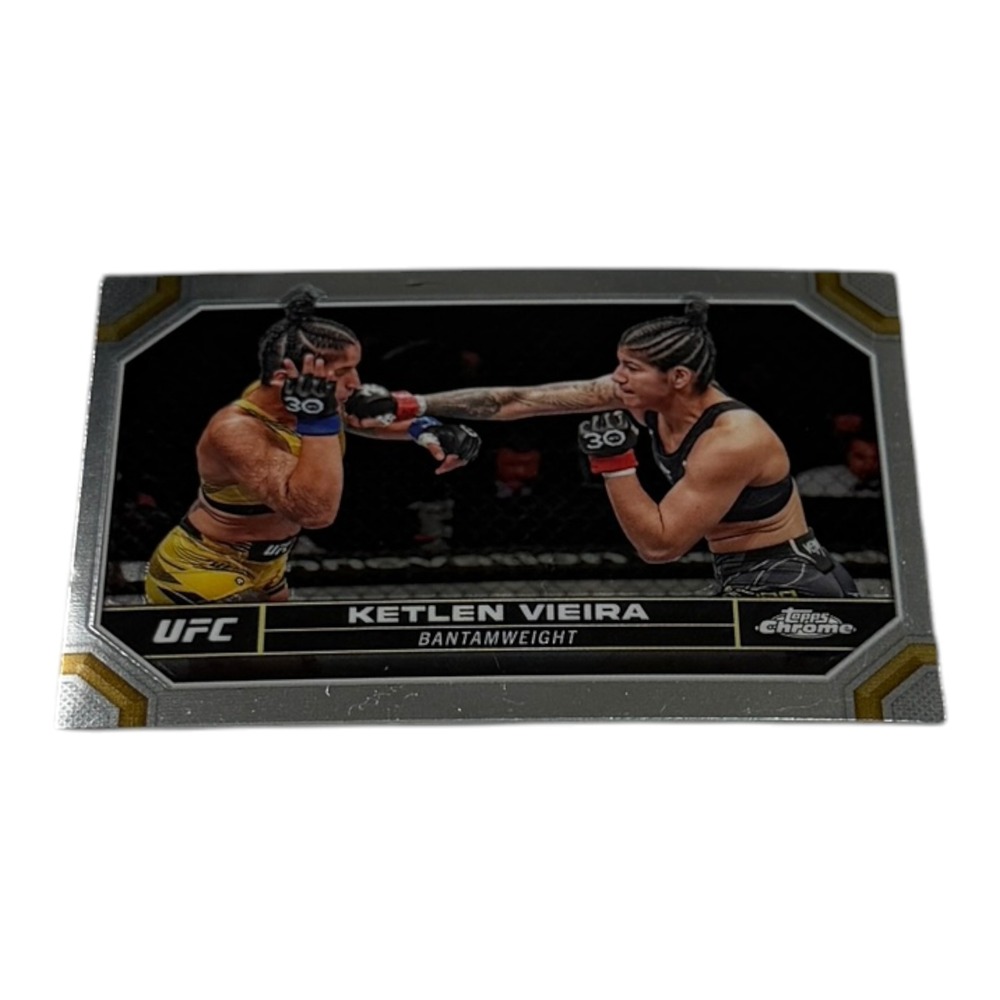 2024 Topps Chrome UFC Ketlen Vieira Bantamweight Card 111 MMA‎ Brazil